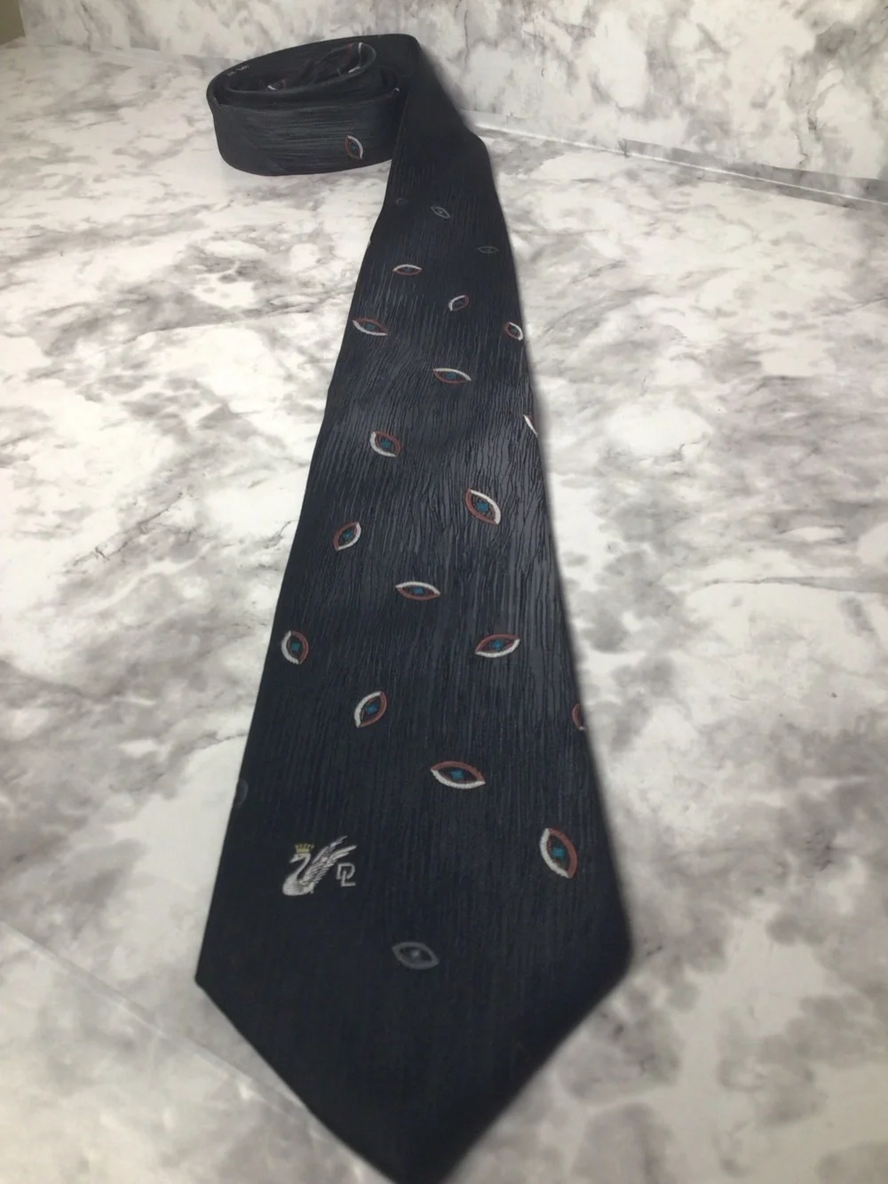 DON LOPER Beverly Hills Men’s Neck Tie Smokey Gray Grey DL